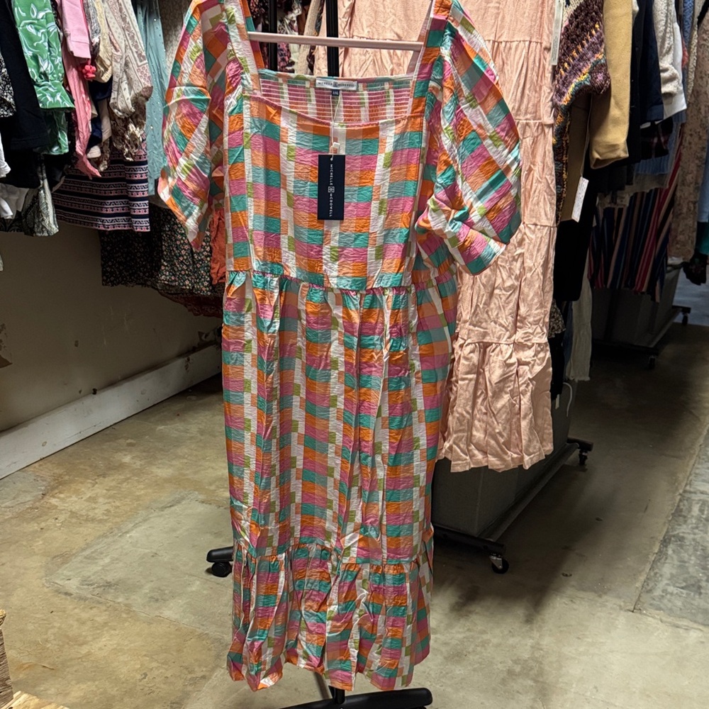 Vibrant Multicolor Maxi Dress
